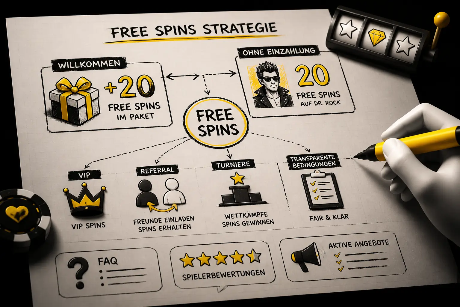 iWild Casino Free Spins: 400 FS Willkommen + 20 ohne Einzahlung visual guide for iWild Casino